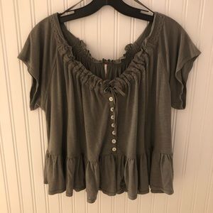 Free People off the shoulder shirt